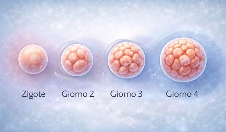 sviluppo embrionale da zigote a blastocisti giorno 5