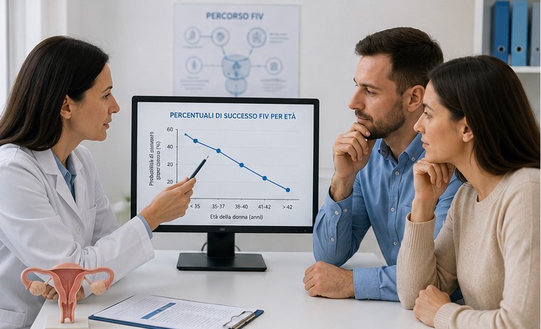 Percentuali di successo della fecondazione in vitro in base all'età della donna